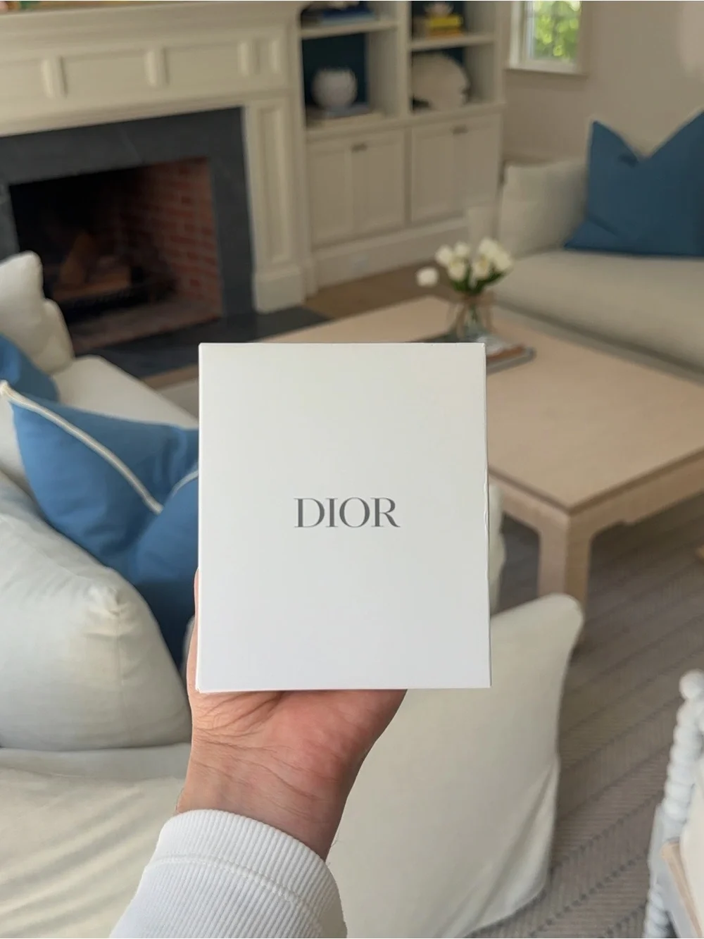 Dior Mirror Patent Leather with Keychain - Black